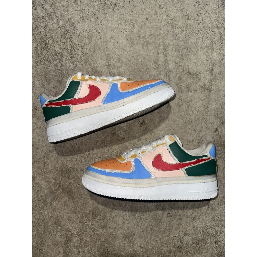 Nike Air Force 1 Size 10 LX Tear‎ Away White 2020 CJ1650-101 Gym Sneakers Shoes